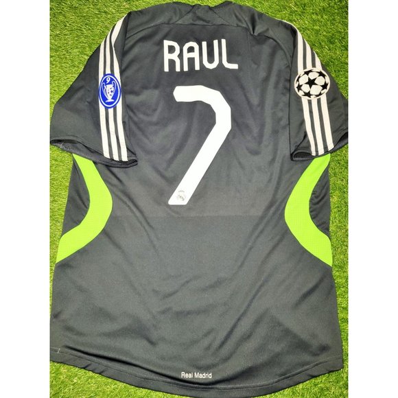 Raul Real Madrid 2007 2008 UEFA Third Soccer Jersey Shirt M SKU# 697225 - Picture 1 of 10